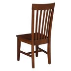 International Concepts Solid Wood Cosmo Tall Mission Chairs, Set of 2