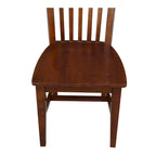 International Concepts Solid Wood Cosmo Tall Mission Chairs, Set of 2