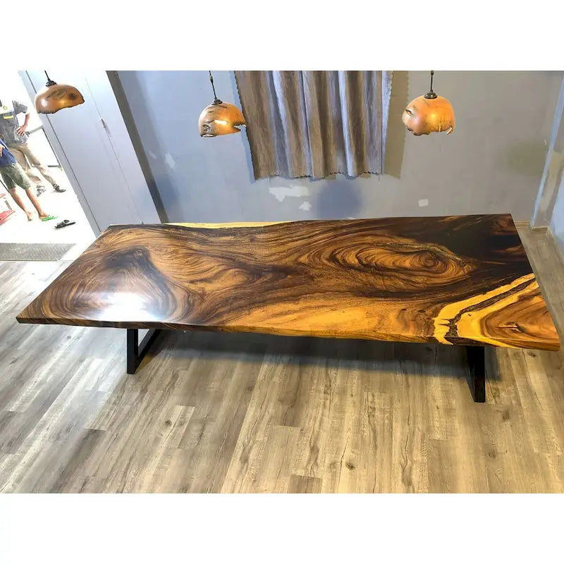 Sundaland 118  Large Slap Live Edge Dining Table