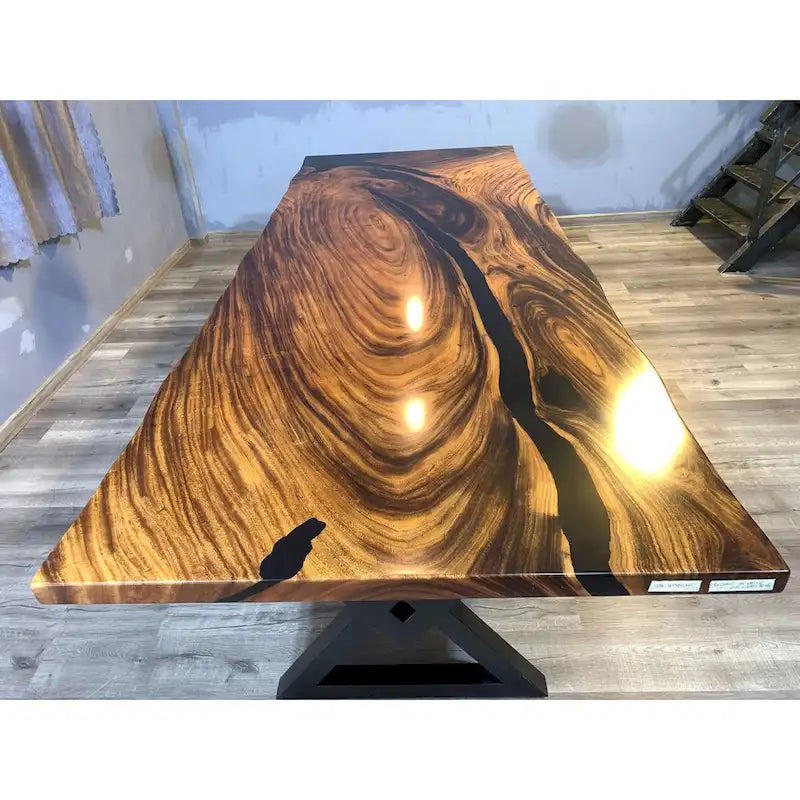 Sundaland 118  Large Slap Live Edge Dining Table