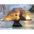 Sundaland 118  Large Slap Live Edge Dining Table