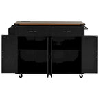 53.5 Farmhouse Kitchen Island with Power Outlet