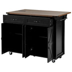 53.5 Farmhouse Kitchen Island with Power Outlet