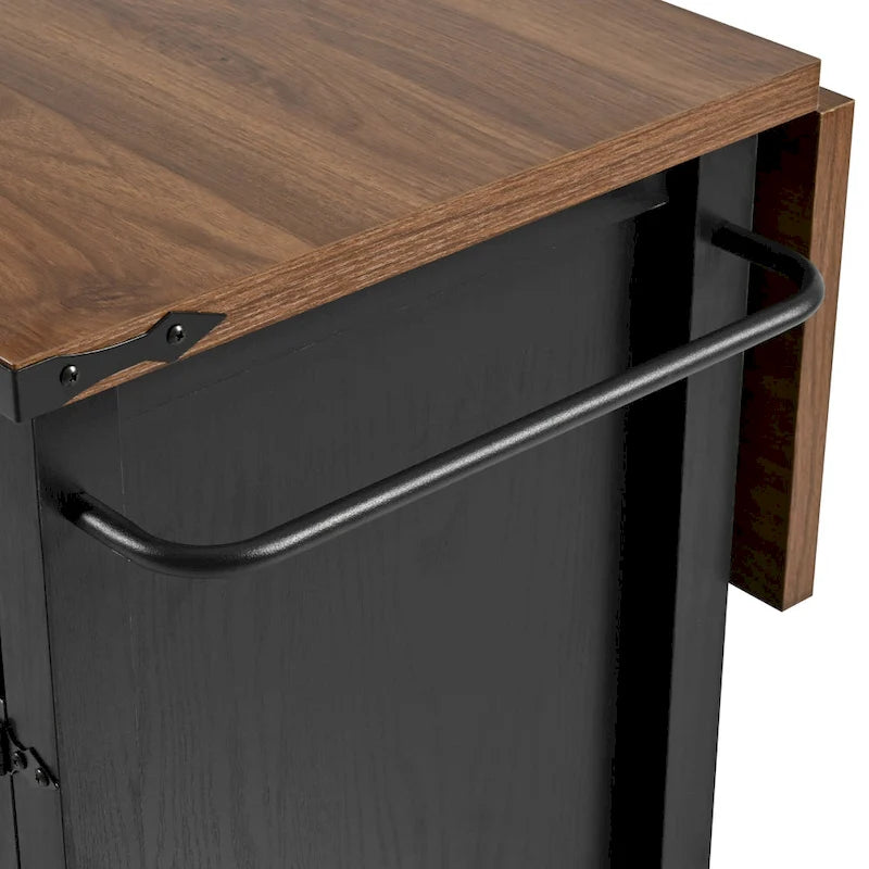 53.5 Farmhouse Kitchen Island with Power Outlet