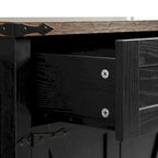 53.5 Farmhouse Kitchen Island with Power Outlet