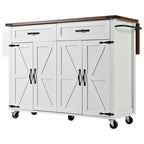 53.5 Farmhouse Kitchen Island with Power Outlet