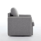 Linen Swivel Accent Chair