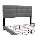Queen Size Adjustable Upholstered Bed Frame Stylish Durable And Dirt-resistant, No Need For Bulky Innerspring Mattresses