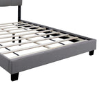 Queen Size Adjustable Upholstered Bed Frame Stylish Durable And Dirt-resistant, No Need For Bulky Innerspring Mattresses