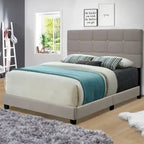 Queen Size Adjustable Upholstered Bed Frame Stylish Durable And Dirt-resistant, No Need For Bulky Innerspring Mattresses