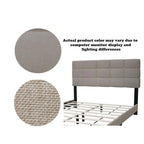 Queen Size Adjustable Upholstered Bed Frame Stylish Durable And Dirt-resistant, No Need For Bulky Innerspring Mattresses