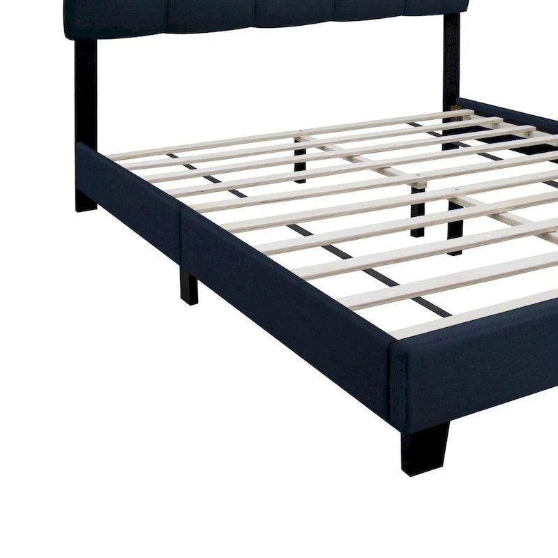 Queen Size Adjustable Upholstered Bed Frame Stylish Durable And Dirt-resistant, No Need For Bulky Innerspring Mattresses