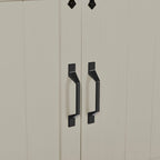 Farmhouse Sideboard Buffet Cabinet with Sliding Barn Doors