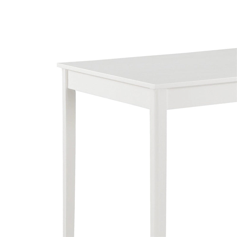 5-Piece 45  Wood Dining Set with Ladder Back and Legs