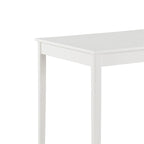 5-Piece 45  Wood Dining Set with Ladder Back and Legs
