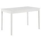 5-Piece 45  Wood Dining Set with Ladder Back and Legs