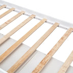 Twin Size Platform Storage Bed Solid Wood Bed with 6 Drawers