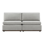 Donna Oversized Modular Sectional Fabric Sofa with Upgraded Wood Base