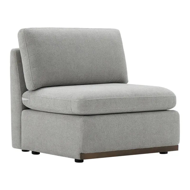 Donna Oversized Modular Sectional Fabric Sofa with Upgraded Wood Base