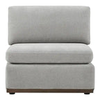 Donna Oversized Modular Sectional Fabric Sofa with Upgraded Wood Base