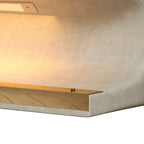 Entryway Bench Leather Upholstered Ottoman with LED sensor light for living room, bedroom, end of bed