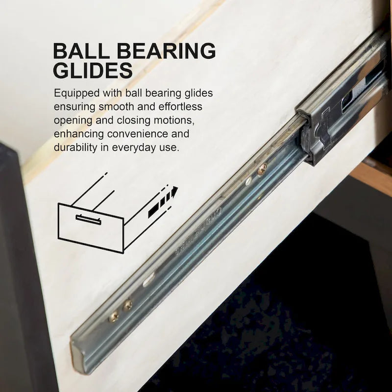 Furniture of America Seabliss Glam Solid Wood 9-Drawer Double Dresser