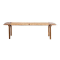 Teakwood and Rattan Bench