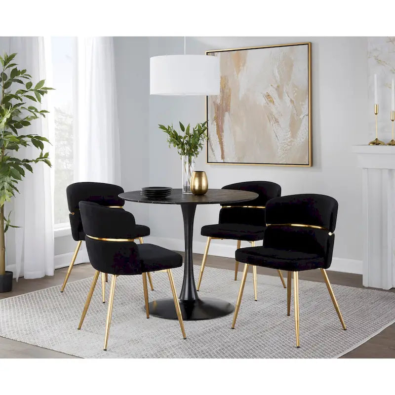 Silver Orchid Lena Dining Chair (Set of 2)
