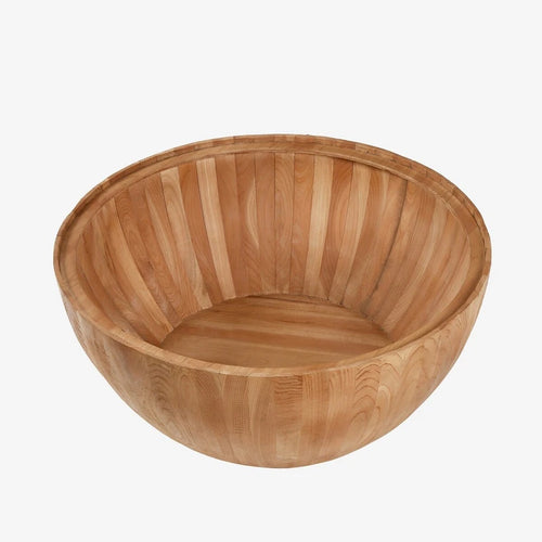 35.43  Ronde salontafel in vintage emmerstijl met opbergruimte en opklapbaar blad