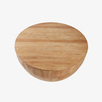 35.43  Vintage Style Bucket Shaped Round Coffee Table with Storage Flip Top