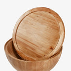 35.43  Vintage Style Bucket Shaped Round Coffee Table with Storage Flip Top