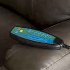 Gilbert Mushroom Faux Leather Power Lift Massage Recliner